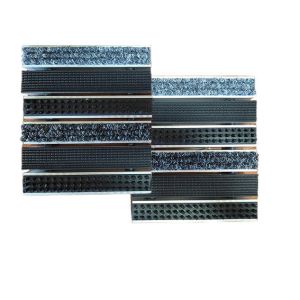 China Customizable Anodized Aluminum Entrance Mats For Commercial Buildings on sale
