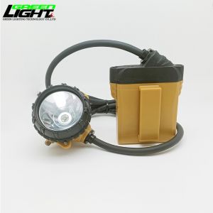 China 10.4Ah Rechargeable Corded Cap Lamp Coal Mining Lights 25000 lux 18hrs Working Time with Low Power Warning on sale China 10.4Ah Rechargeable Corded Cap Lamp Coal Mining Lights 25000 lux 18hrs Working Time with Low Power Warning on sale