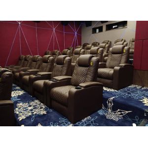 580mm Folding Movie Theater Chairs Commercial Furniture