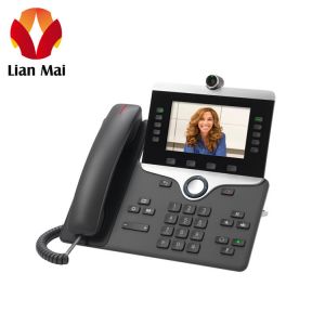Multi Line Cisco IP Phone 8845 HD 720p Video IP Phone CP-8845-K9= With USB And