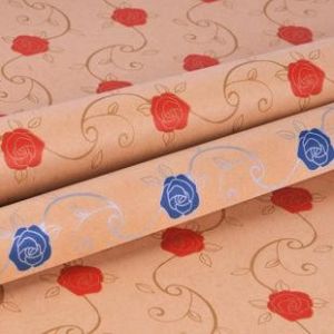 Recycling OEM ODM Printed Gift Wrapping Paper Christmas Decoration