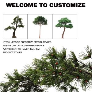 Chinese Pine Artificial Floor Plant For Landscpaing Decoration Long Lasting