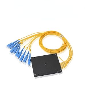 2.0mm G657A Fiber Optical Splitter 1x8 , ABS BOX PLC Splitter With SCUPC