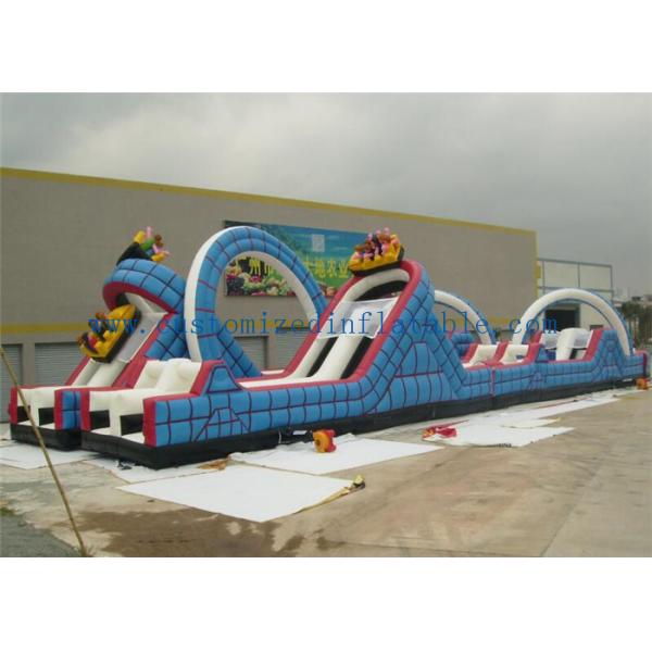 Giant Inflatable Amusement Park With Large Roller Coaster for Activities Entertainment