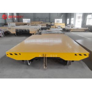Electric Material Handling Shipyard Transporter Cart On Rail