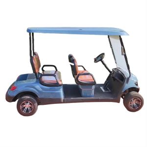 Quality 4 Wheel 4 Seater Lithium Battery Powered Electric Golf Cart Support OEM ODM for sale