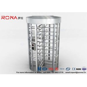 Single Lane Full Height Turnstile Jails Stainless Steel Turnstile 30 Persons