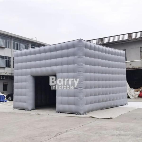 Buy 6x6m Blow Up Party Tent Large Cube Wedding LED Light Inflatable Tent Camping at wholesale prices