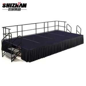 Heavy Duty Aluminum Stage Platforms 500kg Per Sqm Aluminum Banquet Stage