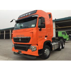 SINOTRUK HOWO T7H MAN Engine Tractor Truck 6X4 Euro 3 / 4 440 HP ZZ4257V324HD1B
