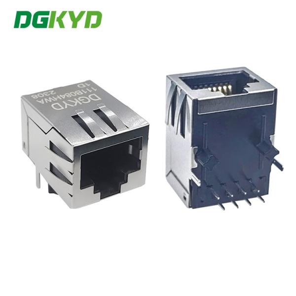 Buy DGKYD111B084HWA1D Single Port RJ45 Connector Crystal Head Lampless at wholesale prices