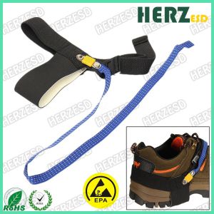 Cleanroom Anti Static Heel Grounder Adjustable Esd Foot Grounding Strap For EPA