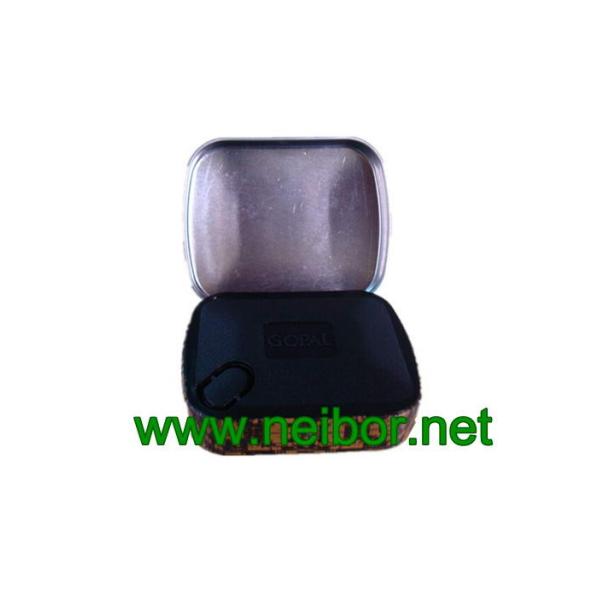 Buy pocket size mint tin box with plastic dispenser at wholesale prices