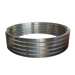 ASME Zinc Surface Forging Ball Valve Rings Rough Machining