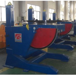 Rotary Tilting Welding Manipulator Pipe Elbow Shaft Height Adjustable