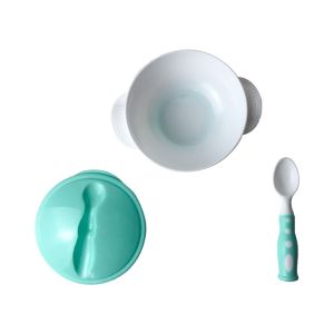 BPA Free Silicone Baby Bowl With Spoon Customized Kids Dining