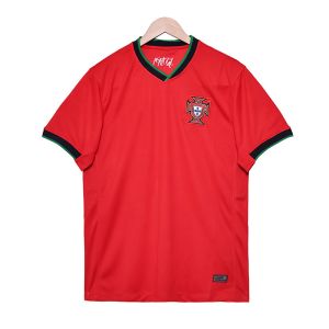 2024 Portugal Home Fan Edition Football Jersey Group Customization