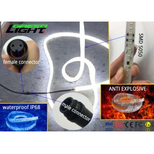 Anti Explosive LED Flexible Strip Lights RGB 5050 Silicone Material Cool White