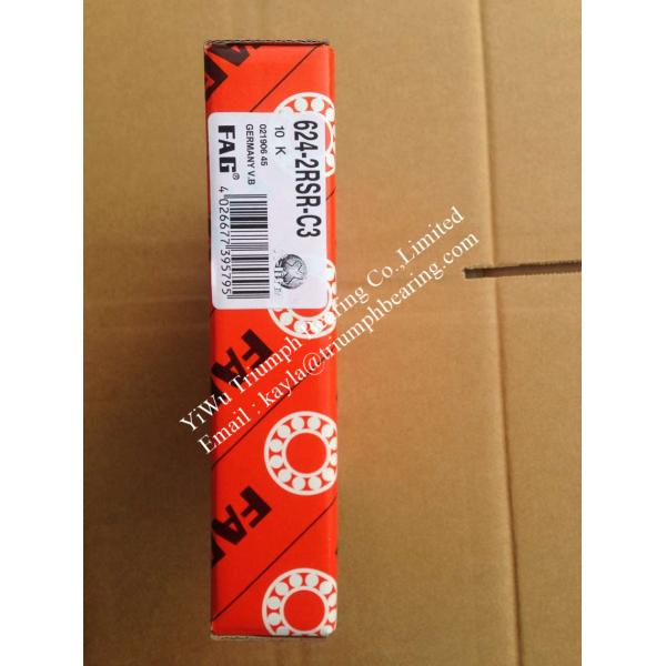 FAG single row Deep groove ball bearing 624-2RSR.C3