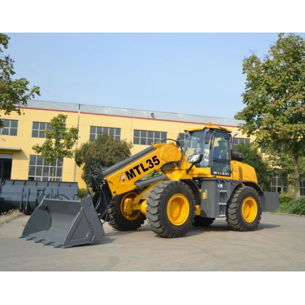 3.5 Ton Agricultural Telescopic Handler Wheel Loader MTL35 1.5cbm Bucket
