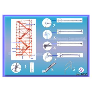 Multi - Functional Convenient Scaffold Stair Tower With Strong Bearing Capacity