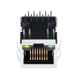 1840495-1 RJ45 10P10C Gigabit Ethernet Jack , Mini RJ45 Connector LPJG4843GENL