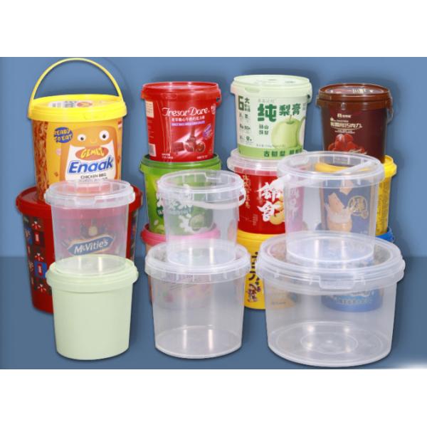 Buy Screen Printing Plastic Food Bucket Lightweight With PP / HDPE Material at wholesale prices