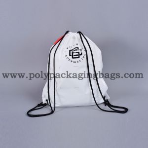 Recycled Double Ropes Promotional Drawstring Backpacks