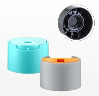 Buy 24/410 Dispensing Disc Top Caps Press Down Plastic Screw Cap Smooth Surface at wholesale prices