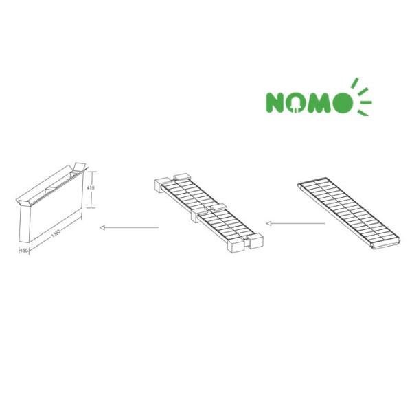 Energy Saving All In One Integrated Solar Street Light Wind Load Rate 35 M / S