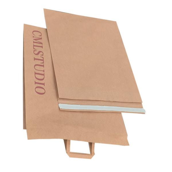 Buy Moisture Proof Kraft Paper Packaging Bags 7 Colours Recyclable at wholesale prices