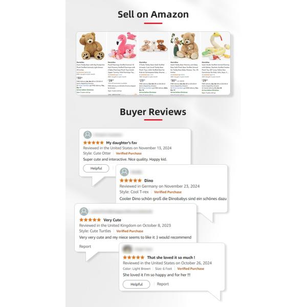 MorisMos Original 15 Inch Big-Headed Dinosaur Stuffed Animal Toy Soft Cube Dino Squishy Pillow for Boys and Girls for Birthday