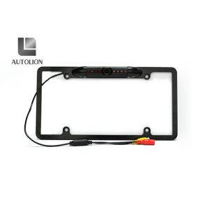 Waterproof USA License Plate Camera With LED Light Outside