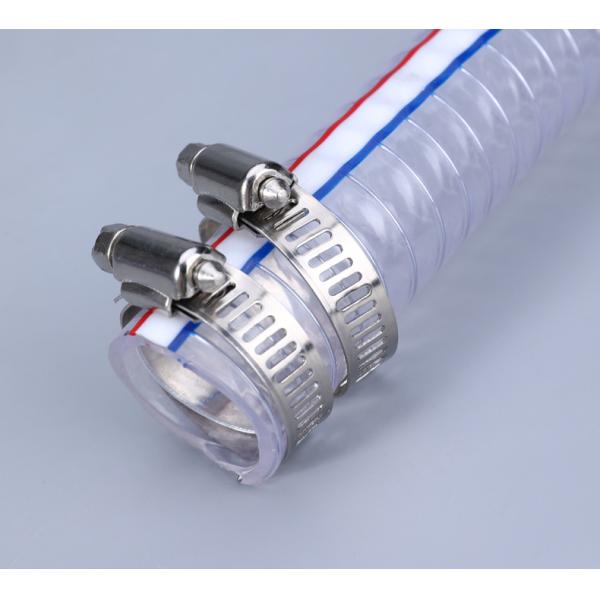 UMETASS PVC 1/2" Flexible Transparent Spring Hose For Garden Flexible and Transparent