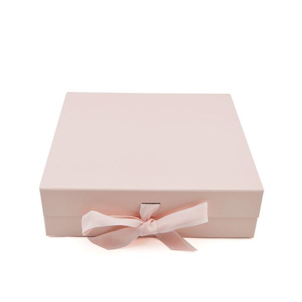 Buy Custom Fancy Paper Gift Box For Gift Packaging With Ribbon at wholesale prices