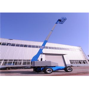 Stable Telescopic Boom Lift With Buffer Device Movement Speed Automatically