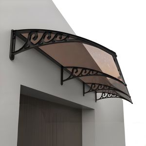 Weatherproof PC Board Awning Remains Clean For Window Or Door