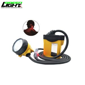 Super Bright Cable-flashing LED Mining Cap Lamp , Mining Hard Hat Lamp with