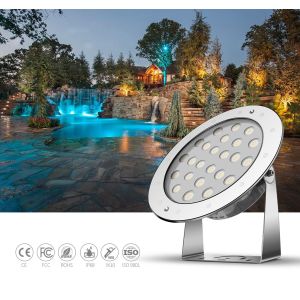 SMD3030 IP68 SS316L 24W Led Swimming Pool Lighting