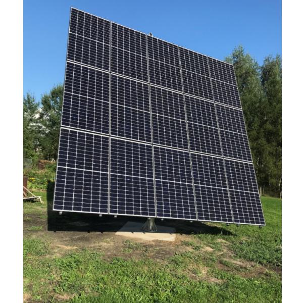 Customized Logo 3 Inch Small Slew Drive With Electric Gear Motor For Solar Tracking System