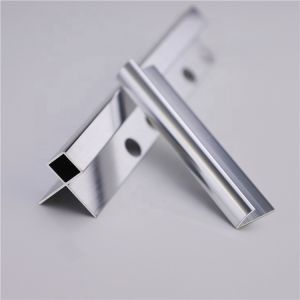 China Polished 8mm Brushed Chrome Tile Trim ISO9001 on sale