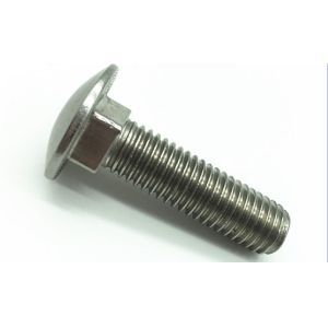Carbon Steel / Stainless Steel Round Head Carriage Bolt M4 - M52 With Square