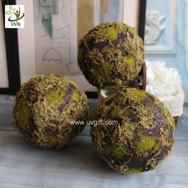 UVG arts and crafts artificial moss ball fake garden stone for wedding event decoration GRS043