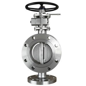OEM Three Eccentric Hard Seal Butterfly Valve Flanged Multi Layer