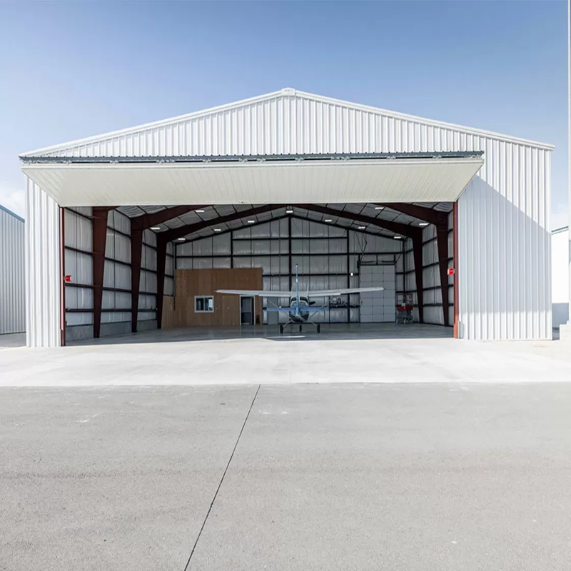 Modern Light Environment Friendly Steel Structure Aircraft Hangar