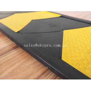 Reflective Garage Parking Safety Wall Protector Rubber Corner Guards with