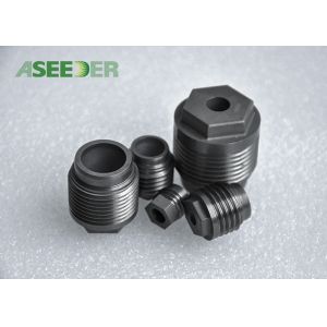 Petroleum Industry Tungsten Carbide Nozzle Black Color For PDC Drilling Bit