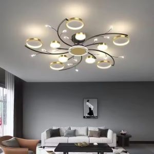 LED Surface Mount Ceiling Light Fixtures , Home Kitchen Indoor LED Crystal