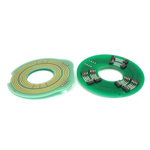 Custom Through Hole PCB Pancake Slip Ring Connector High Rotating Speed