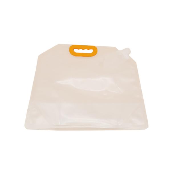 LDPE Clear Resealable Drink Pouches Spout Plastic Drinking Water Transparent